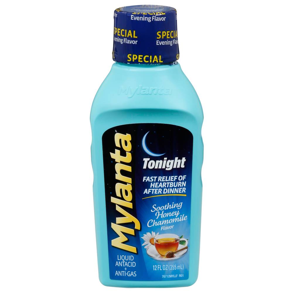 Mylanta Tonight Soothing Honey Chamomile Liquid Antacid (12 fl oz)