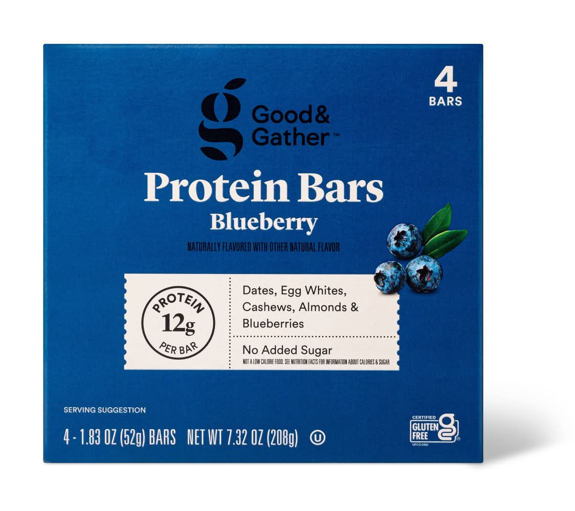 Good & Gather Protein Bars, Blueberry (7.32 oz, 4 ct)