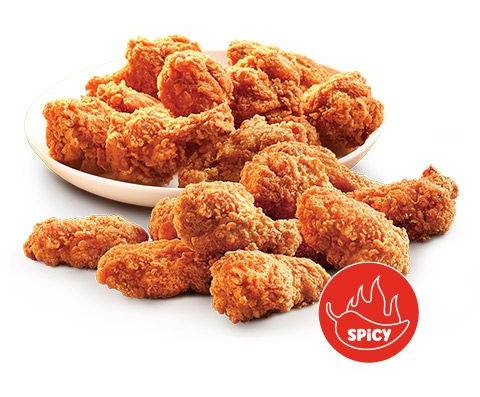 20 Spicy Wings - Crispy Classic Chicken