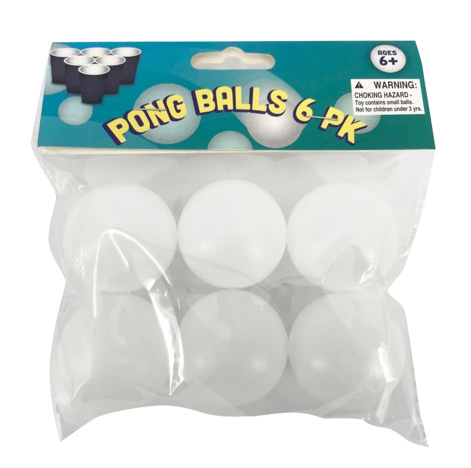 Let S Play Pong Balls (6 ct)