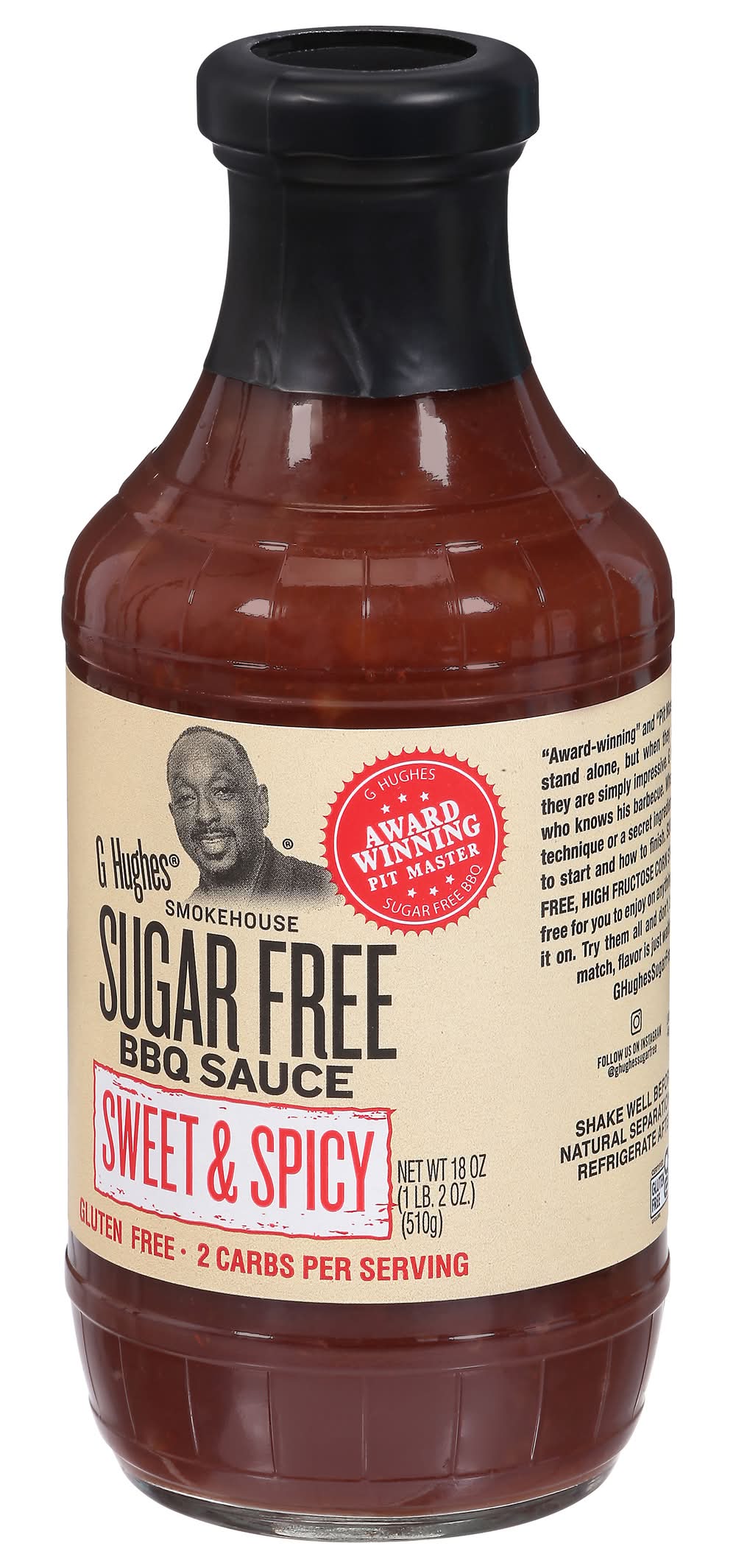 G Hughes Smokehouse Sugar Free Sweet & Spicy Bbq Sauce (18 oz)