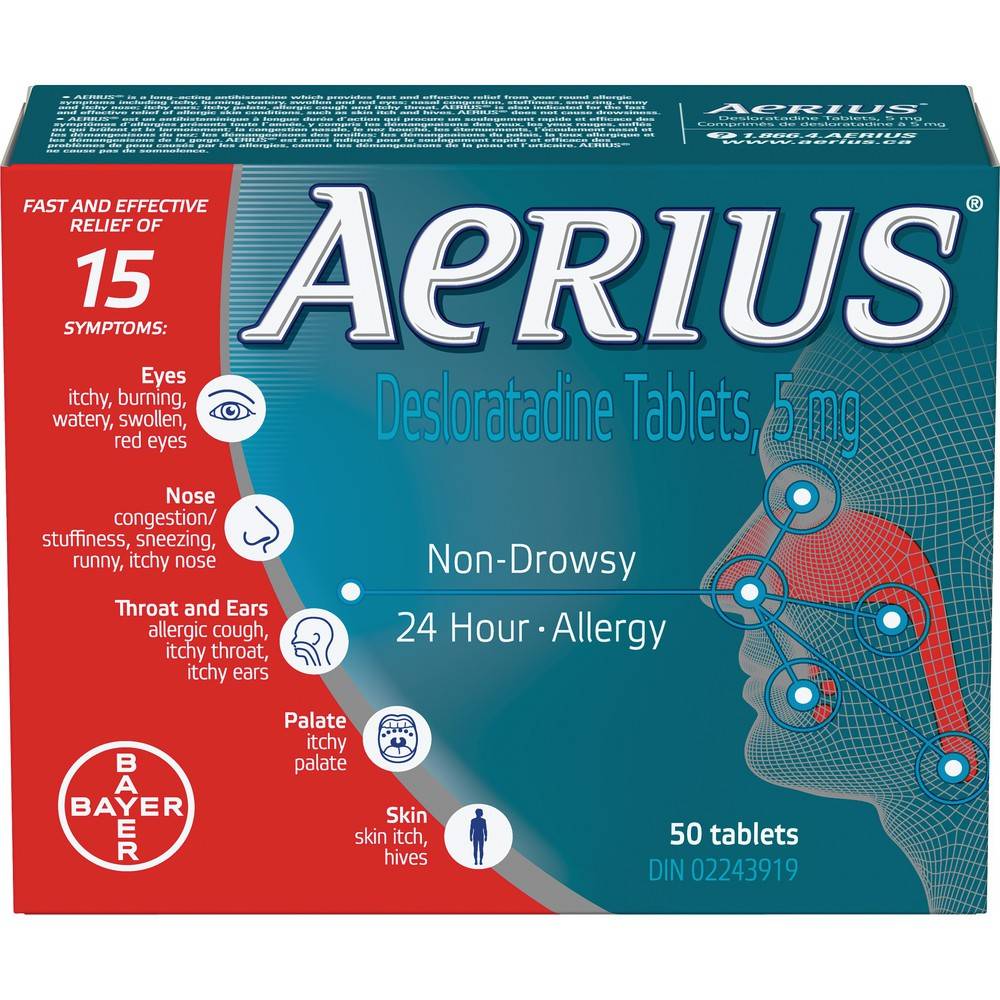 Aerius Allergy Tablets 5 mg (20 g)