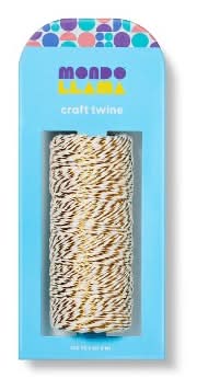 Mondo Llama Craft Twine, 100 yd, Gold