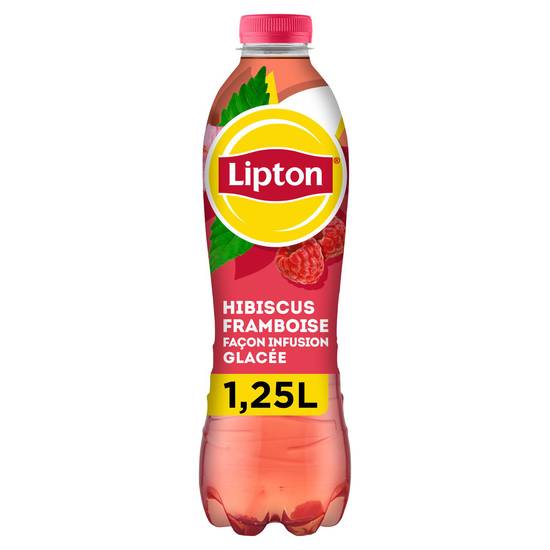 Lipton - Boisson façon infusion glacée hibiscus (1.25 L) (framboise)