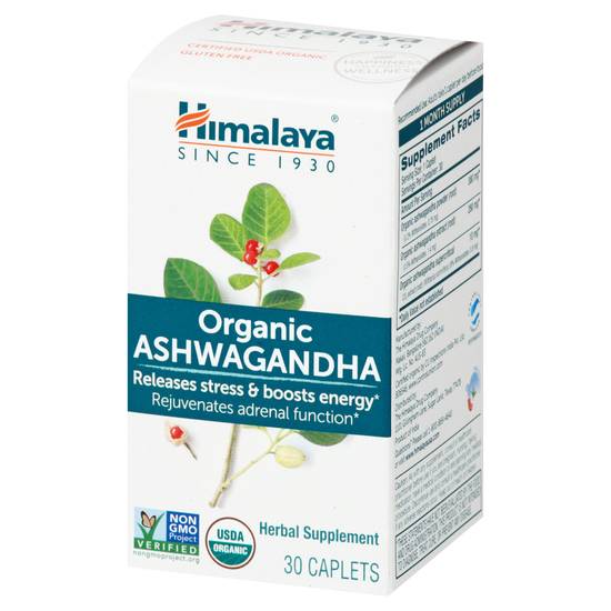 Himalaya Organic Ashwagandha Caplets (30 ct)