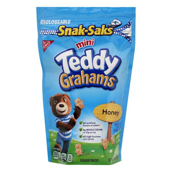 Teddy Grahams Mini Honey Graham Snacks