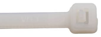 TruHome Cable Tie, 10 in, White (100 ct)