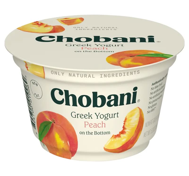 Chobani Peach Yogurt
