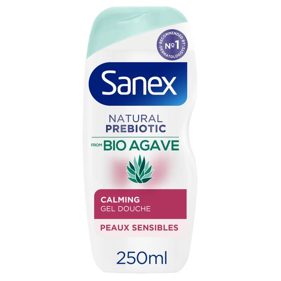 Sanex - Crème de douche apaisant à l'agave bio natural prebiotic