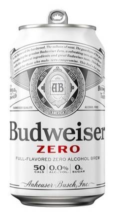 Budweiser Zero Non-Alcoholic 6x 12oz Bottles