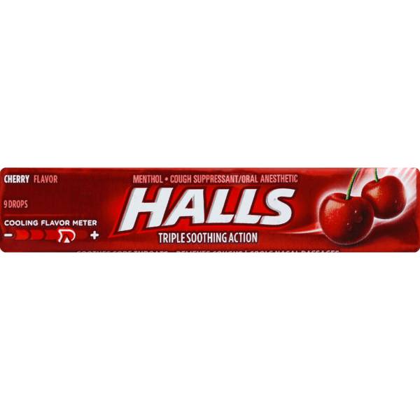 Halls Cherry Cough Drops 9ct