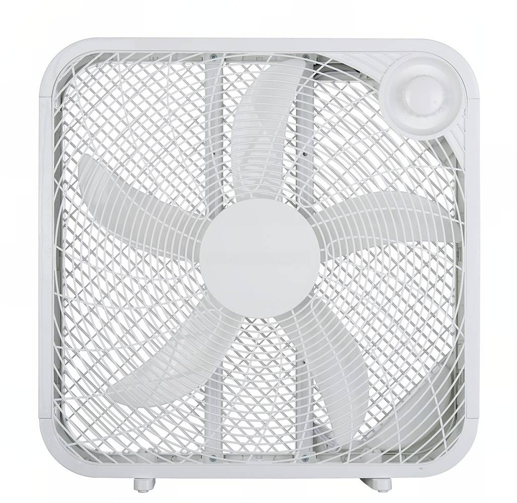 Utilitech 20-in 120-Volt 3-Speed High Velocity Indoor White Box Fan | FB50-16H