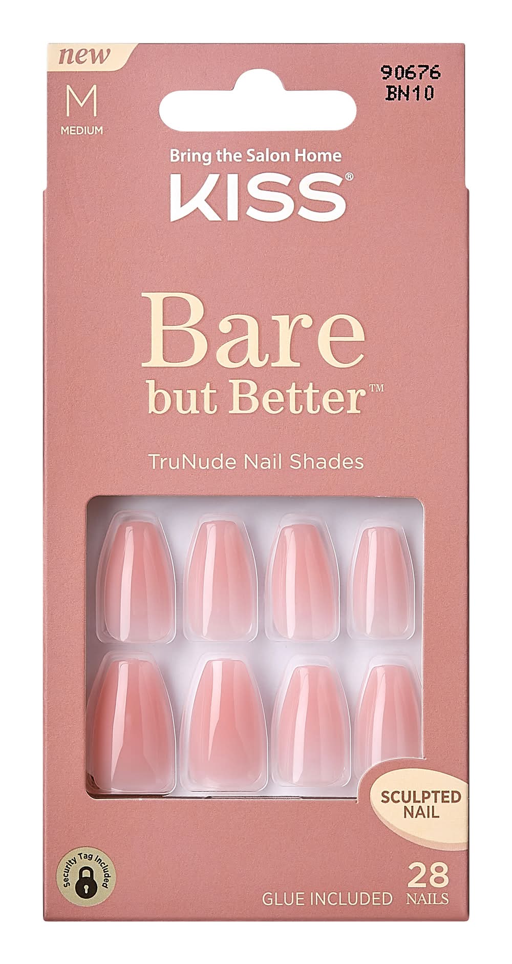 KISS Bare But Better Medium Sculpted Nails (2 g)