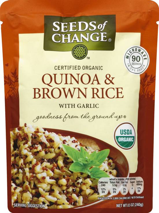 Seeds Of Change Organic Quinoa & Brown Rice With Garlic