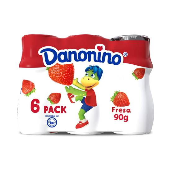 Danonino yoghurt bebible (6 un) (fresa)