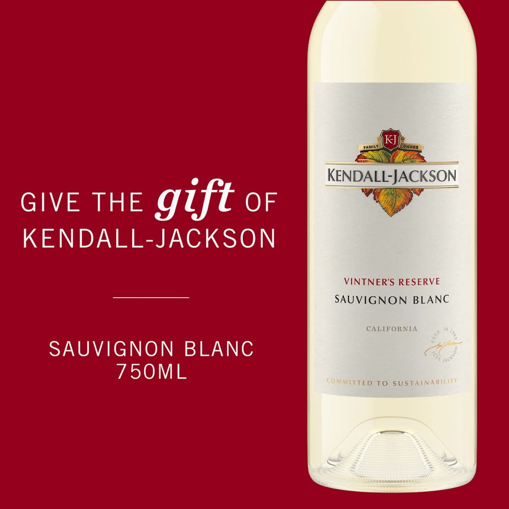Kendall-Jackson Vintner's Reserve Sauvignon Blanc California White Wine, 2022 (750 ml)