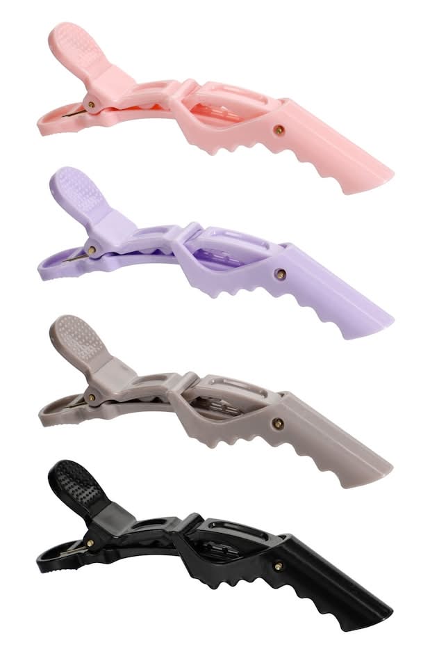 Crocodile Salon Hair Clips, Assorted (4 ct)