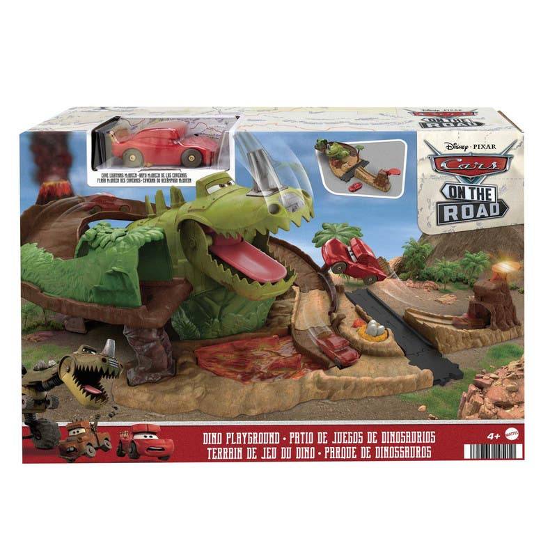 Mattel pista cars parque de dinosaurios
