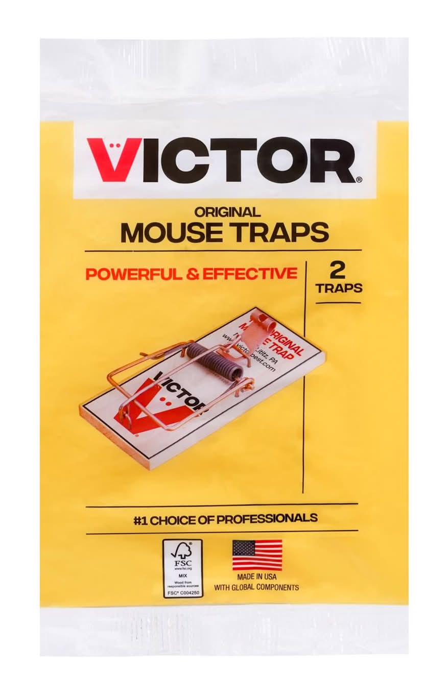 Victor Small Snap Trap For Mice 2 Pk