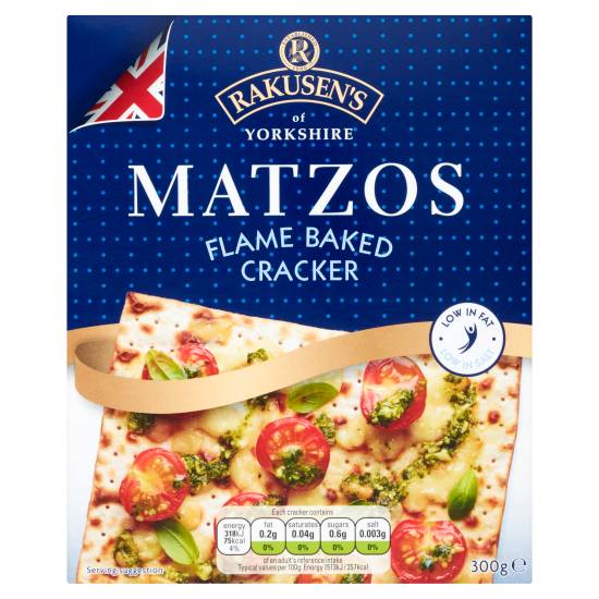 Rakusen's Yorkshire Matzos Flame Baked Cracker (300g)