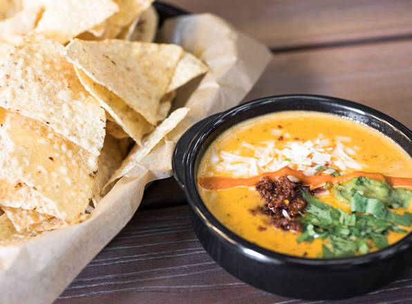 Hillbilly Queso & Chips - 1/2