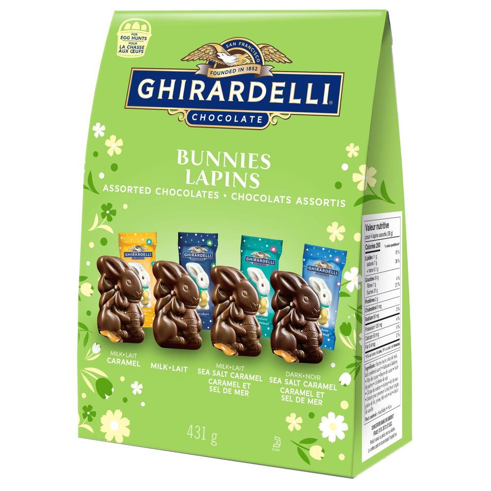 Ghirardelli - Chocolats Assortis, Lapins, 431 G
