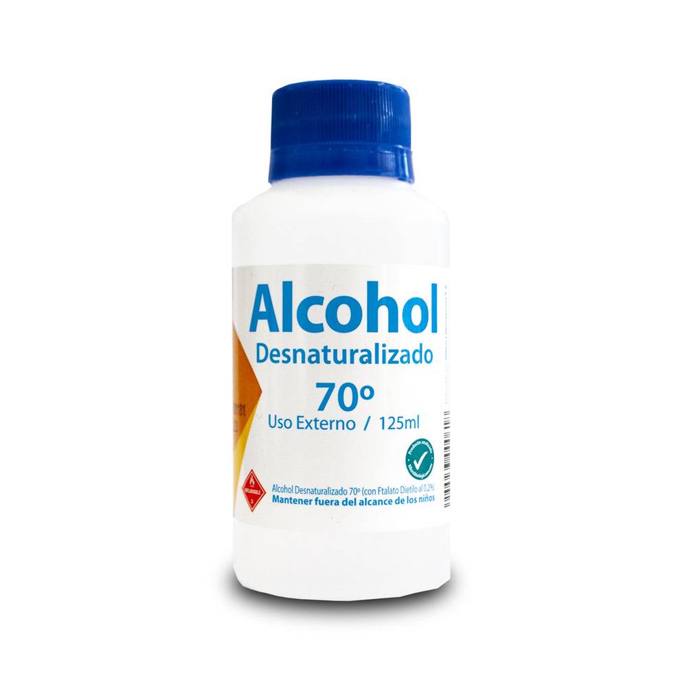 Alcohol 70  de 125ml SIN MARCA