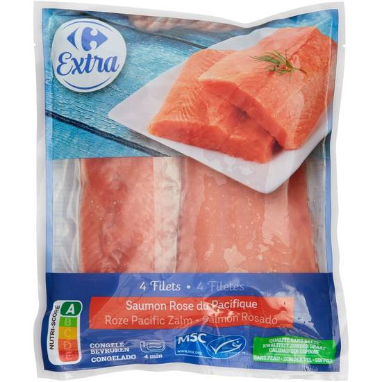 Carrefour Extra - Filets de saumon rose du pacifique