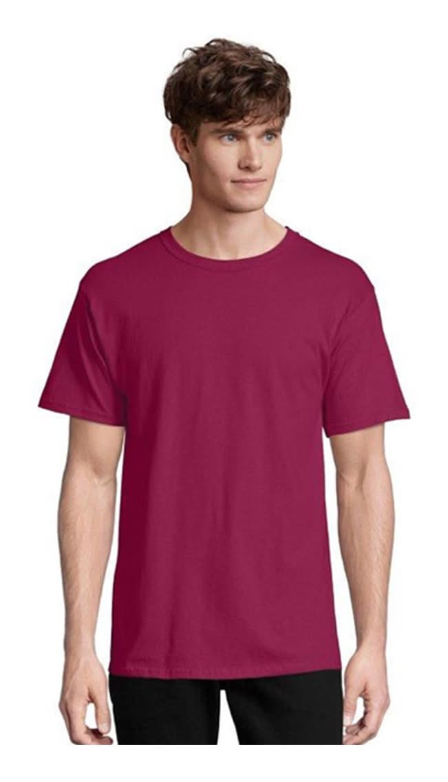 Hanes Men'S Short Sleeve Tee - Cardinal 3x