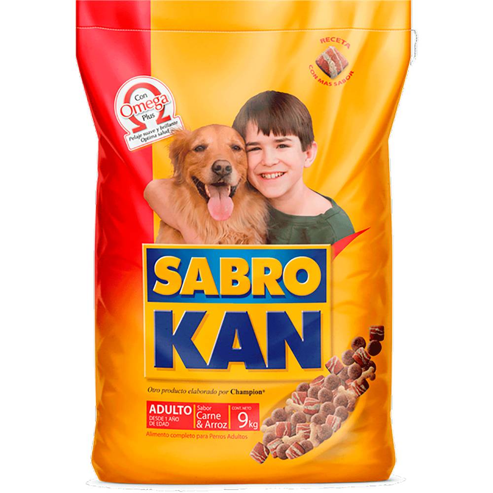 Sabrokan · Alimento perro adulto carne y arroz (9 kg)