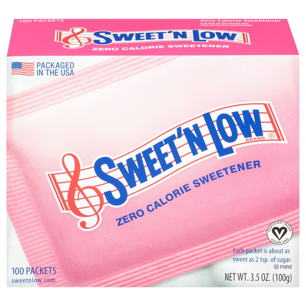 Sweet'N Low Zero Calorie Sweetener (3.5 oz, 100 ct)