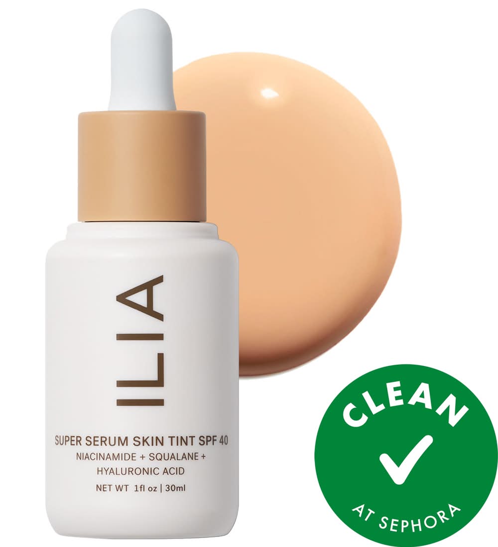 Ilia Super Serum Skin Tint SPF 40 - Hydrating Foundation Bom Bom ST5
