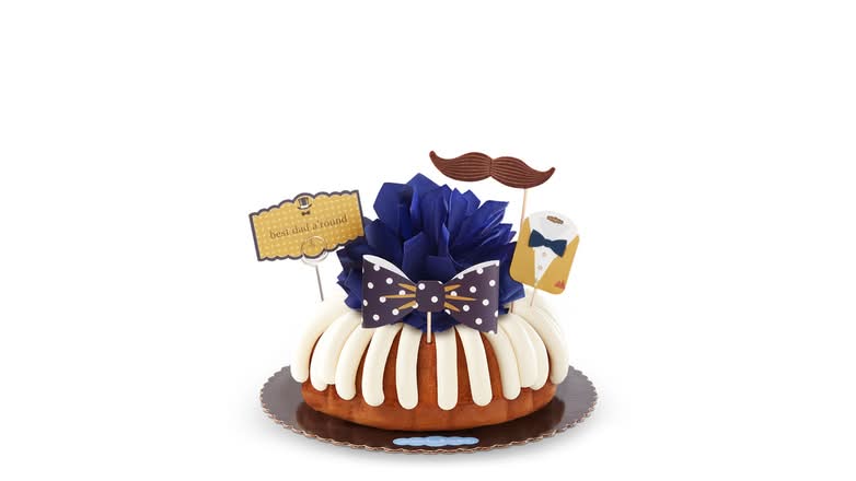 Best Dad A'round 10" Decorated Bundt Cake
