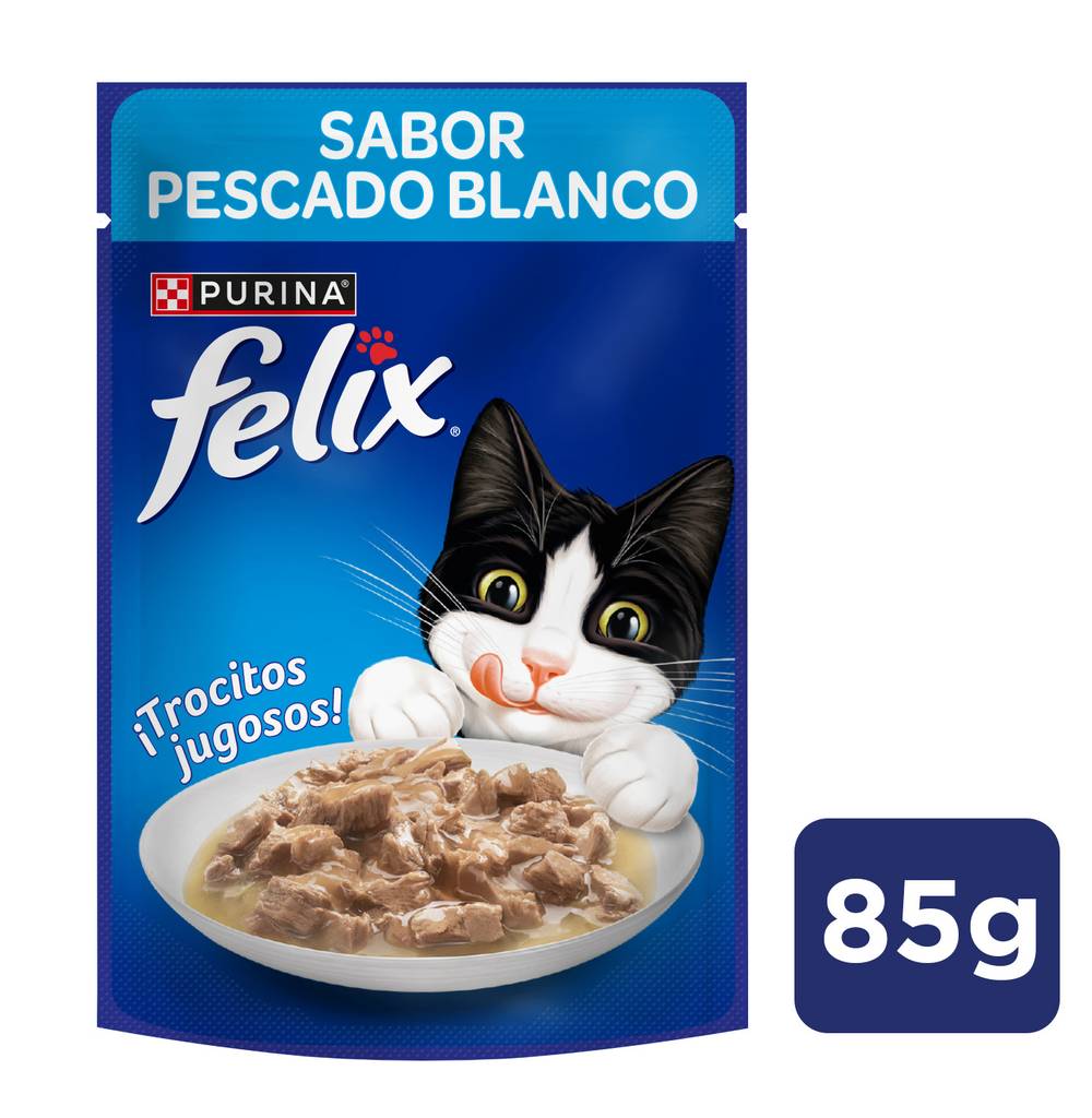 Felix · Alimento húmedo gato - Pescado Blanco (85 g)