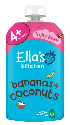 Ella's Kitchen Bananas + Coconuts From 4 Months (120g)
