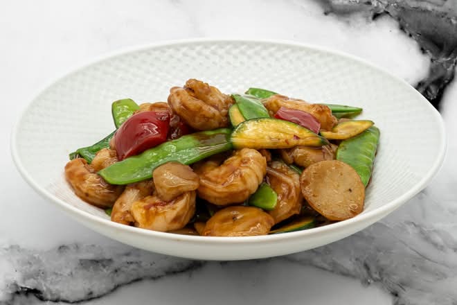 Shrimp in Garlic Sauce