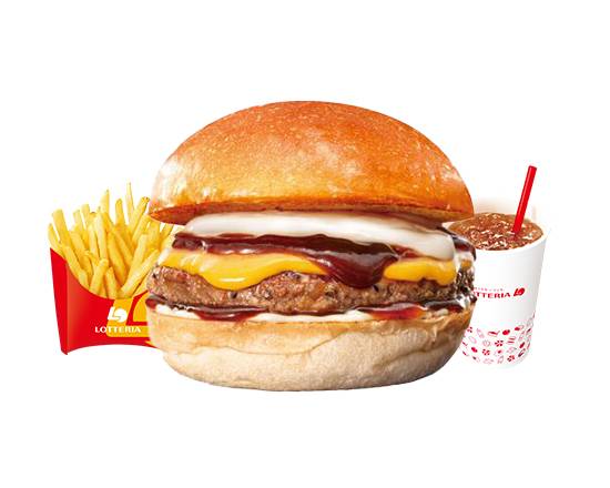 【セット】デミグラ絶品チーズバーガー Demi-glace Ultimate Cheeseburger Set