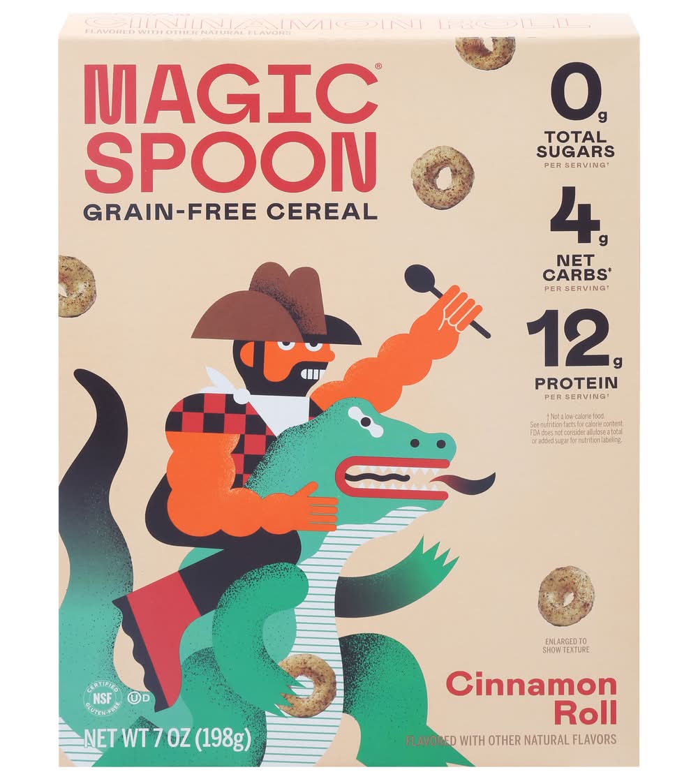 Magic Spoon Grain Free Cereal, Cinnamon Roll (7 oz)
