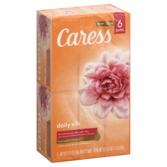 Caress Floral Oil Essence Daily Silk Soap Bar