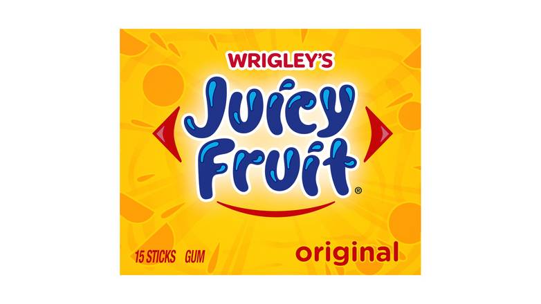 Juicy Fruit Original Bubble Gum - 15 Piece