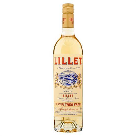 Apéritif à base de vin LILLET - la bouteille de 75cL