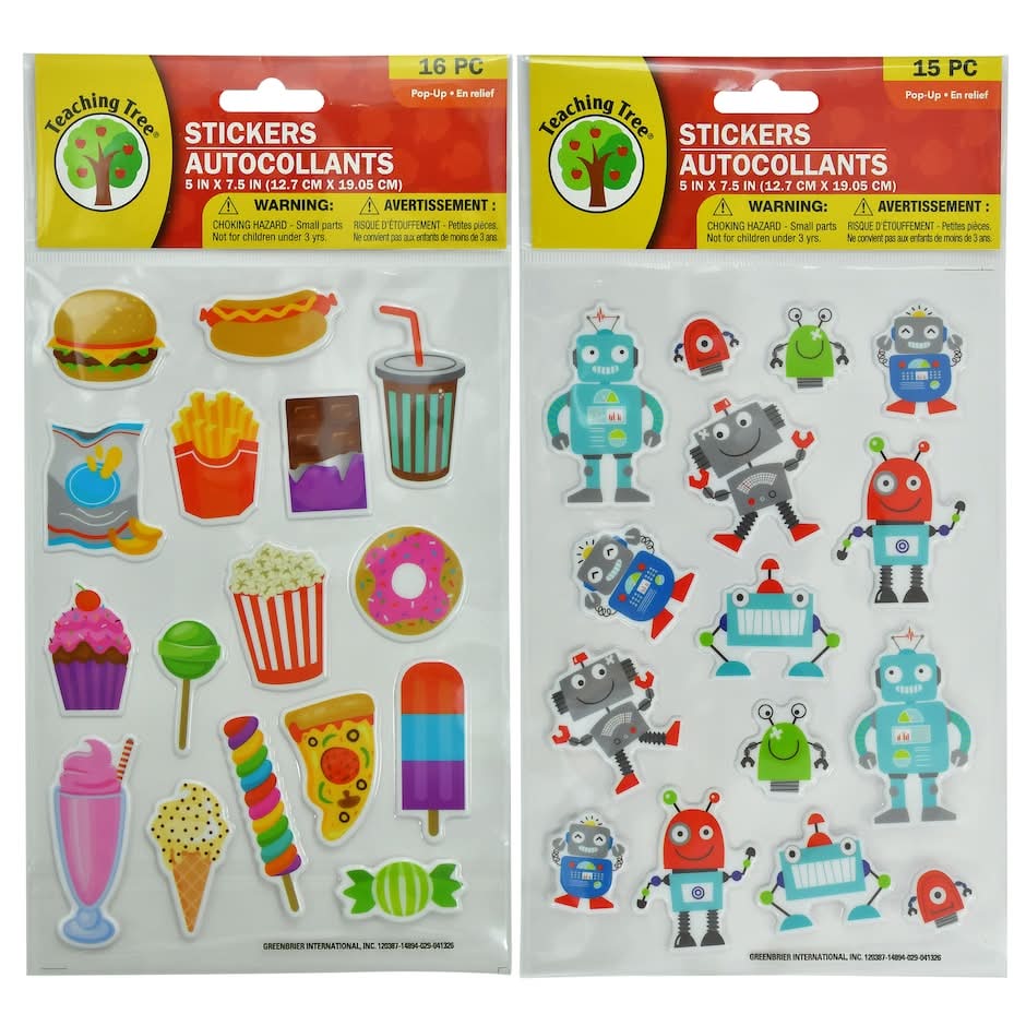 Jot Assorted Pop-Up Foil Stickers