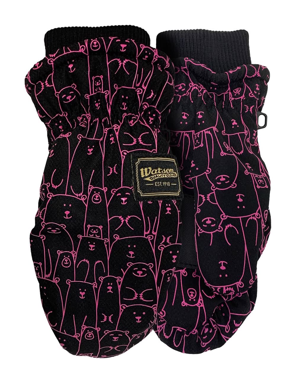 Watson Gloves Xs Nylon Lil Bear Mitts Pink Cold Weather Gloves