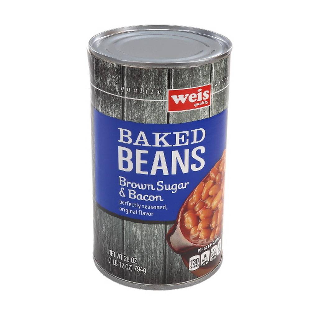 Weis Quality Brown Sugar & Bacon Baked Beans (28 oz)