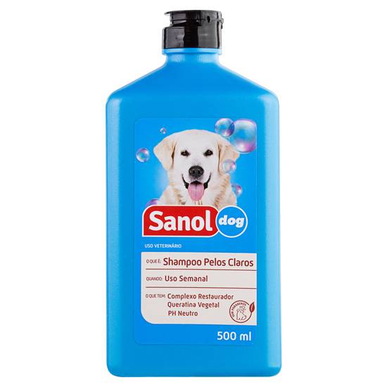 Sanol shampoo para pelos claros (500ml)