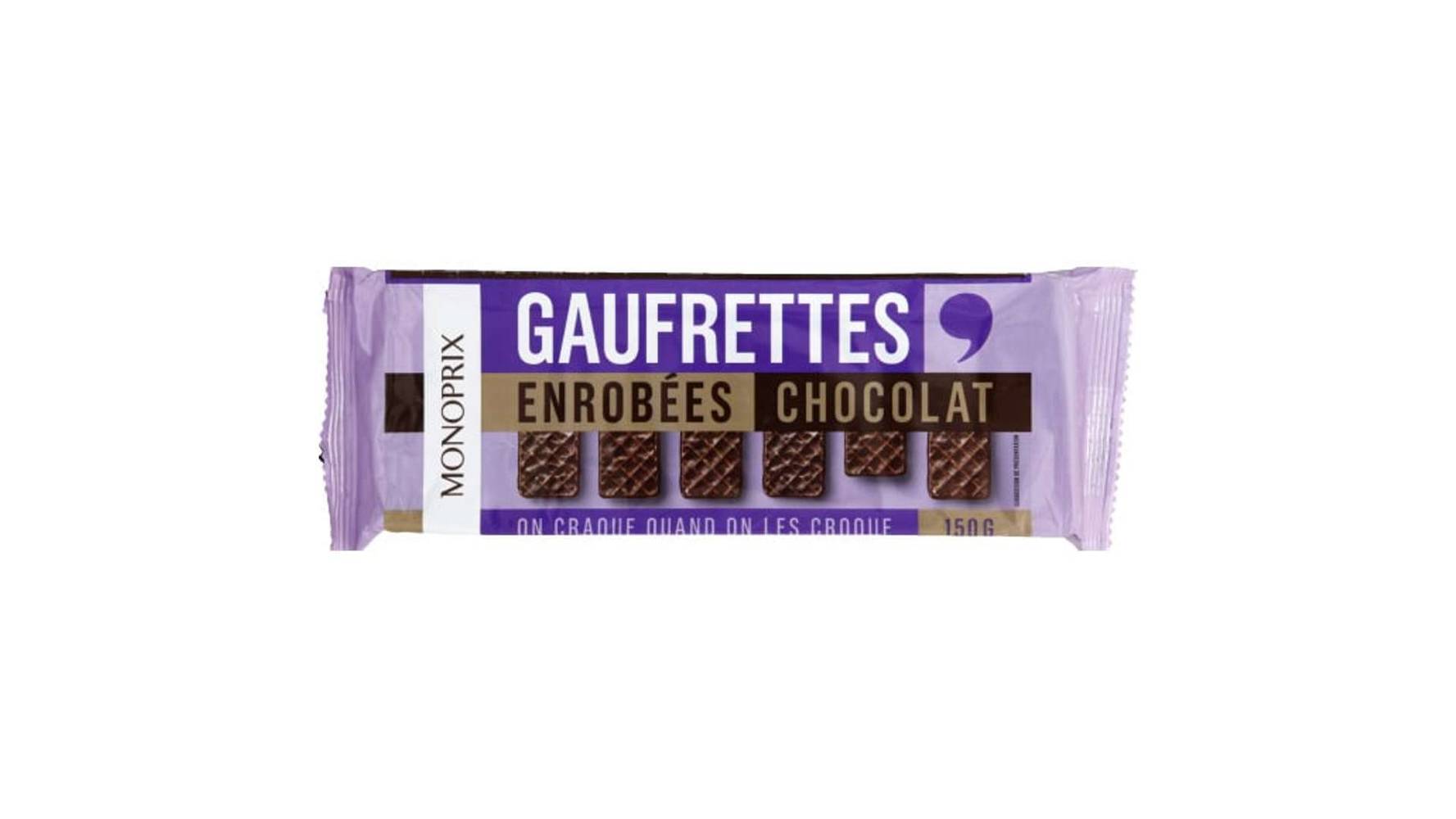 Monoprix - Gaufrettes (chocolat)