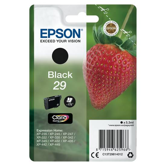 Epson - Cartouche fraise noir blister