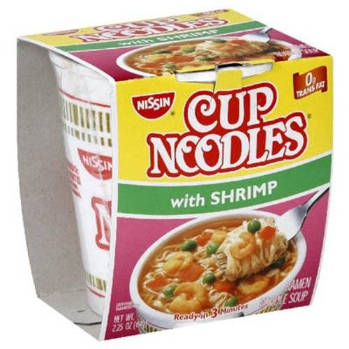 Nissin Cup O Noodles Shrimp