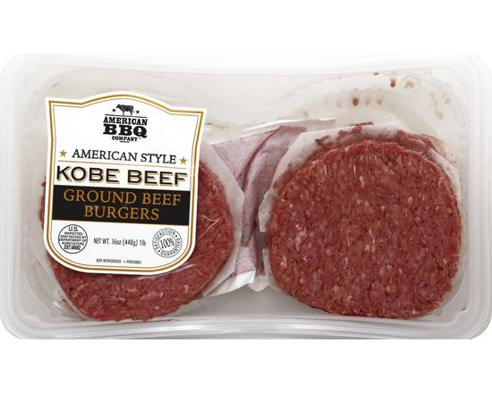 American BBQ Company · American Style Kobe Ground Beef Patties (16 oz)