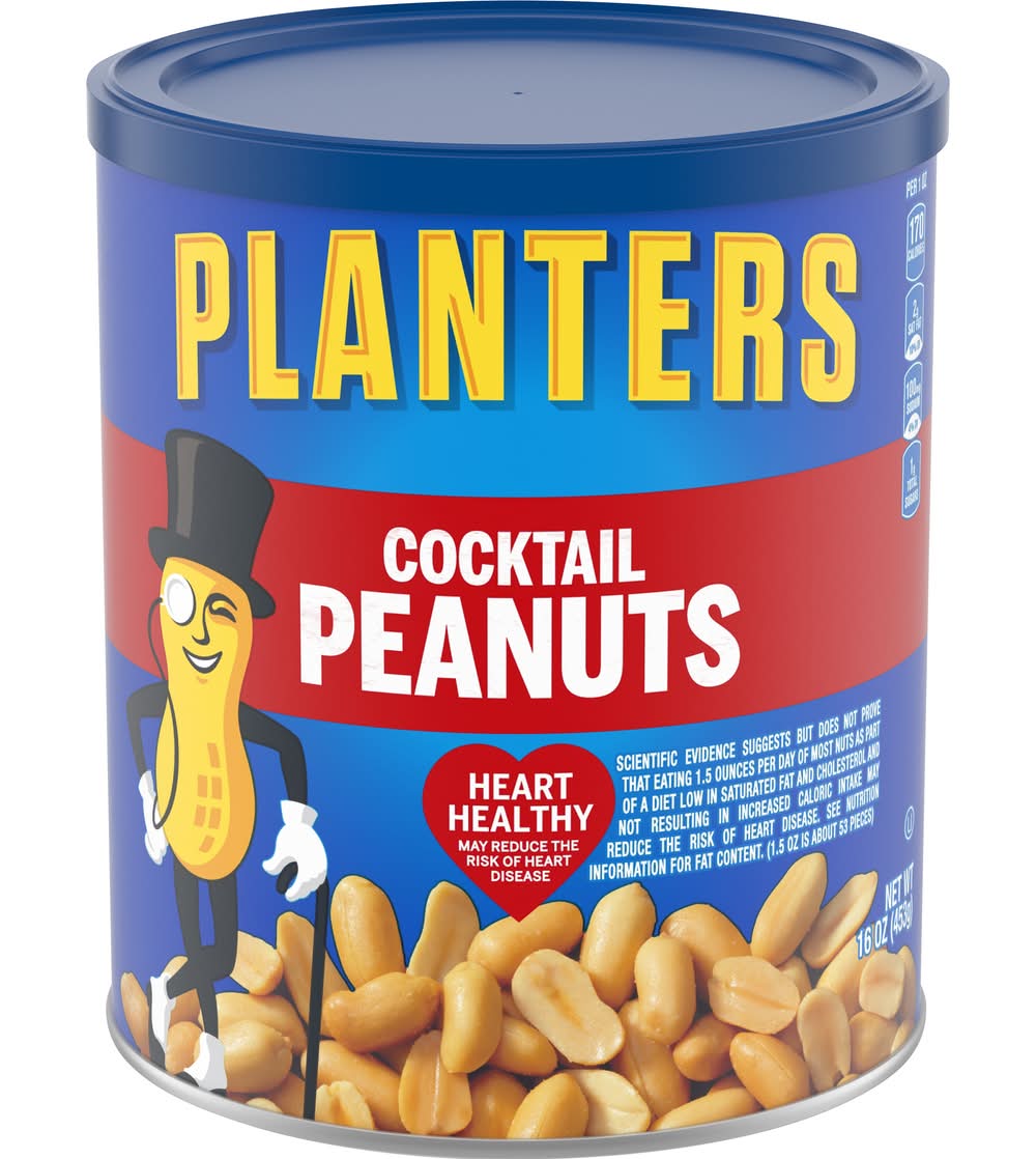 Planters Salted Cocktail Peanuts (16 oz)